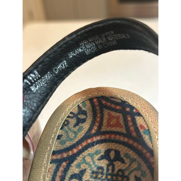 b.o.c. Black Chunky Heel Cork Platform Sandals - Women's 11M - Picture 6 of 6